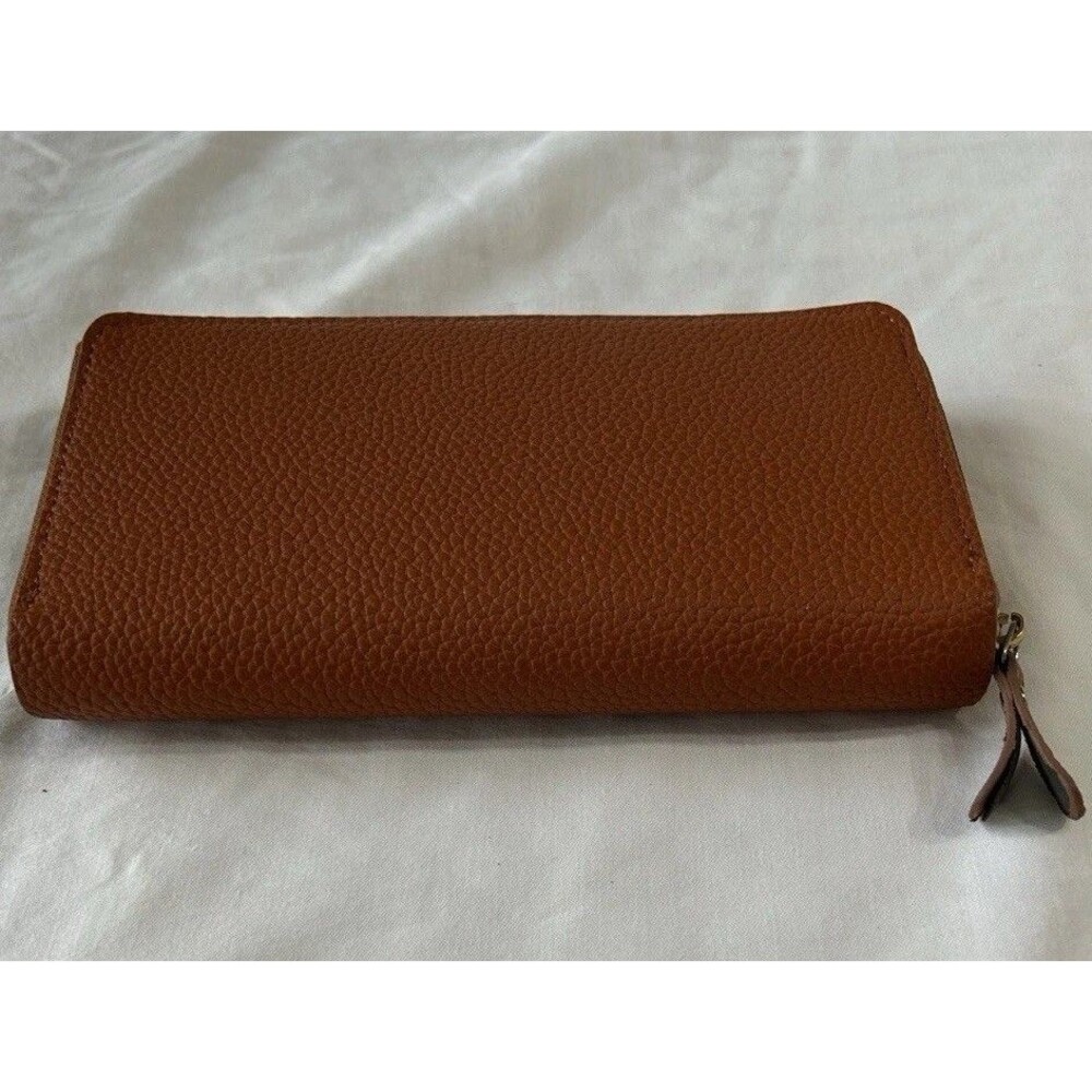Brown Textured Card Holder